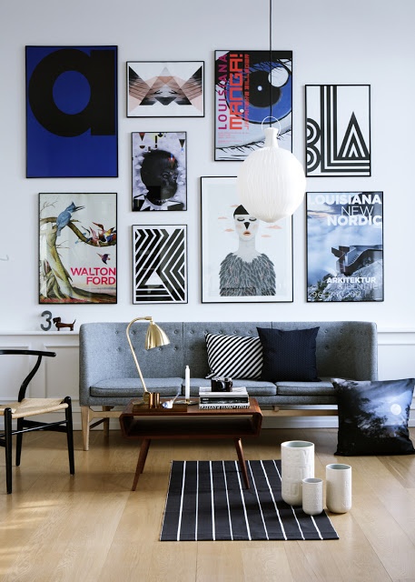 Living room styled by Nicola Kragh Riis, photography by Line Klein 