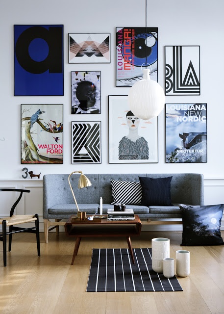 Living room styled by Nicola Kragh Riis, photography by Line Klein